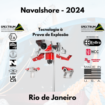 Spectrum Camera Solutions and EnBra Group are showcasing cutting-edge explosion-proof camera technology at Navalshore 2024!